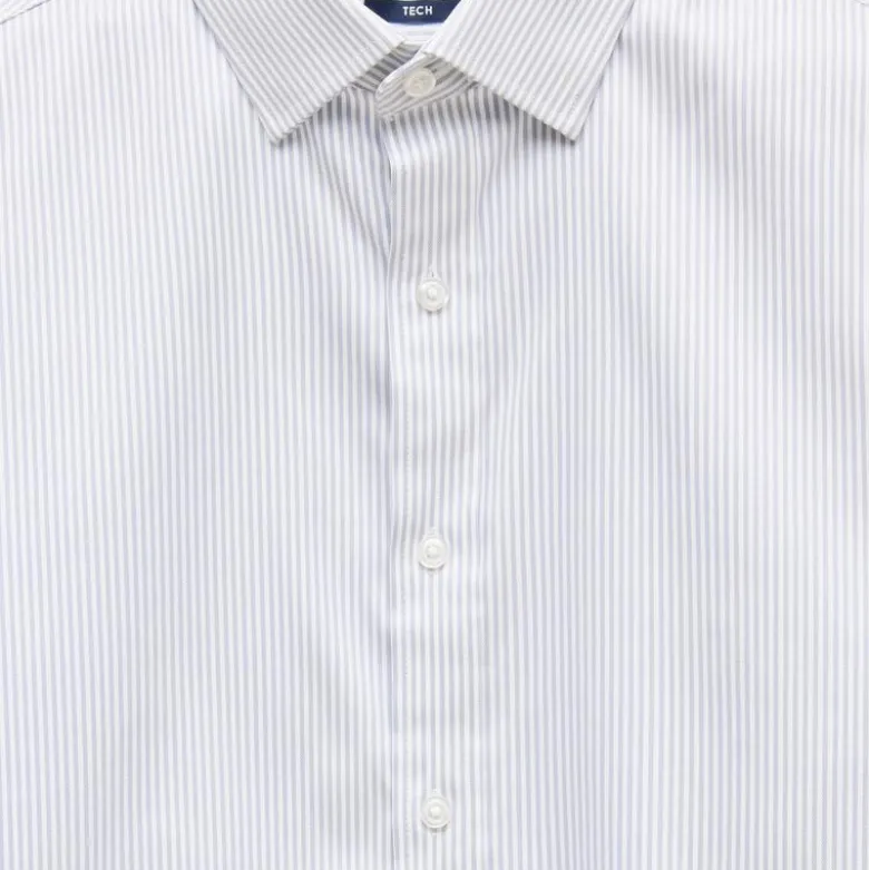 Bowery performance stretch dress shirt with spread collar