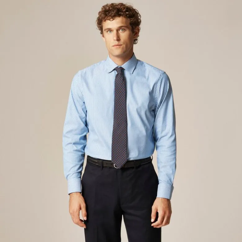 Bowery performance stretch dress shirt with spread collar