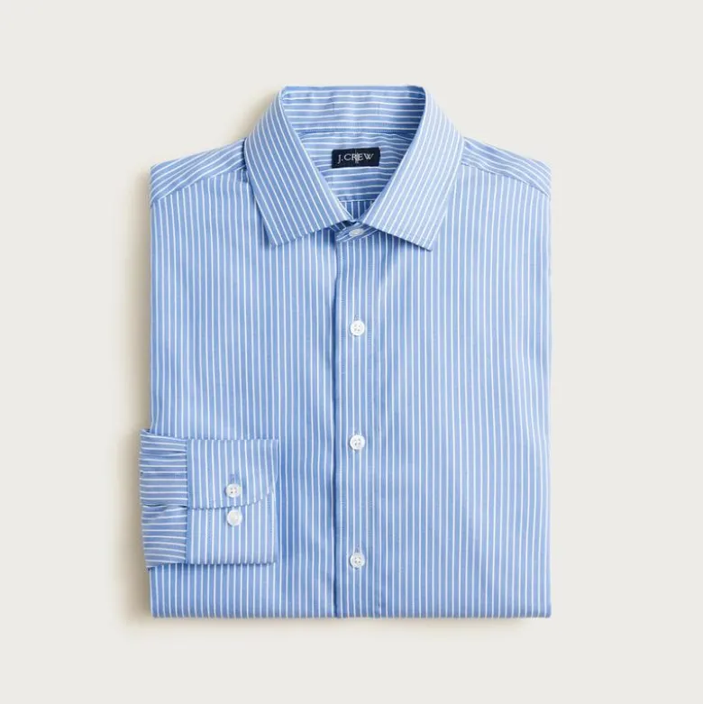 Bowery performance stretch dress shirt with spread collar