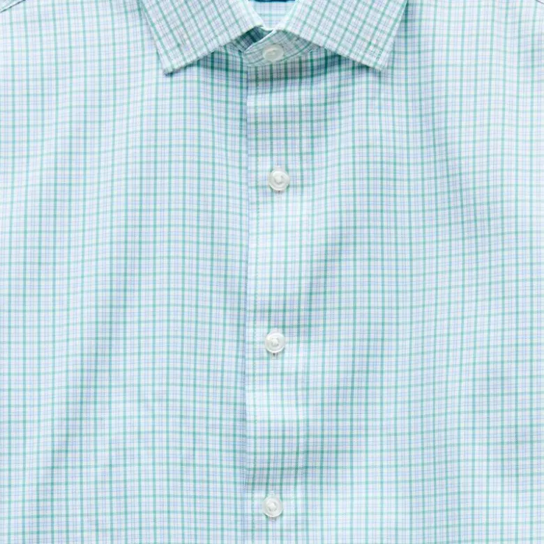 Bowery performance stretch dress shirt with spread collar