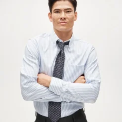 Bowery performance stretch oxford shirt with button-down collar