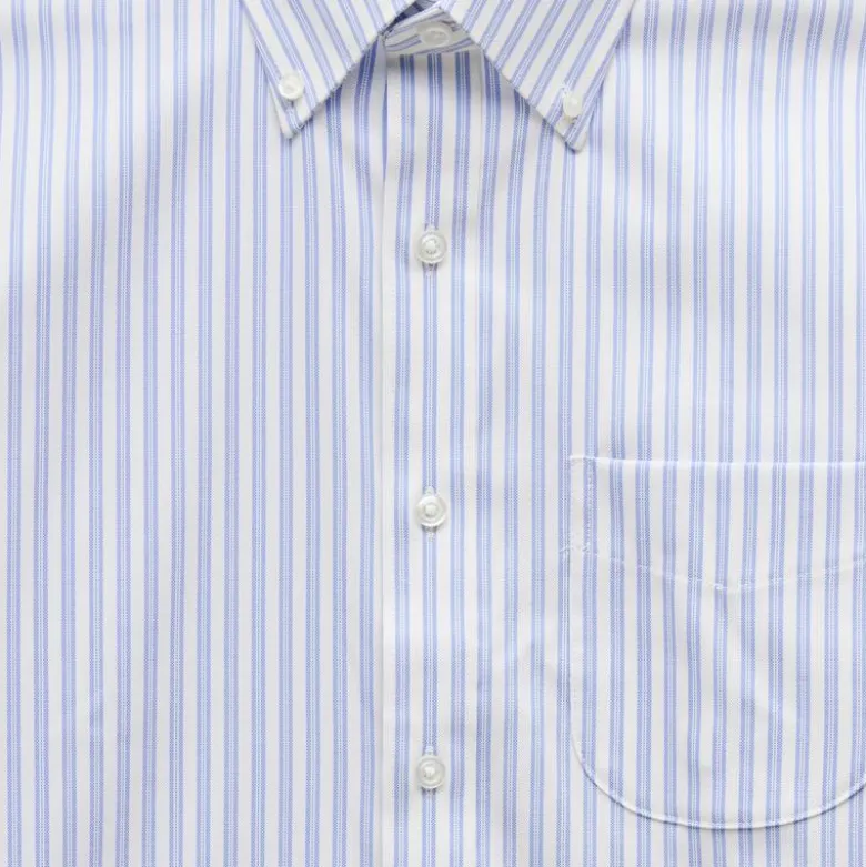 Bowery performance stretch oxford shirt with button-down collar