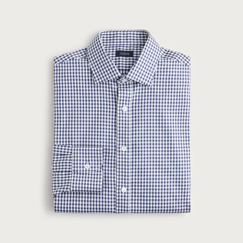 Bowery performance stretch dress shirt with spread collar