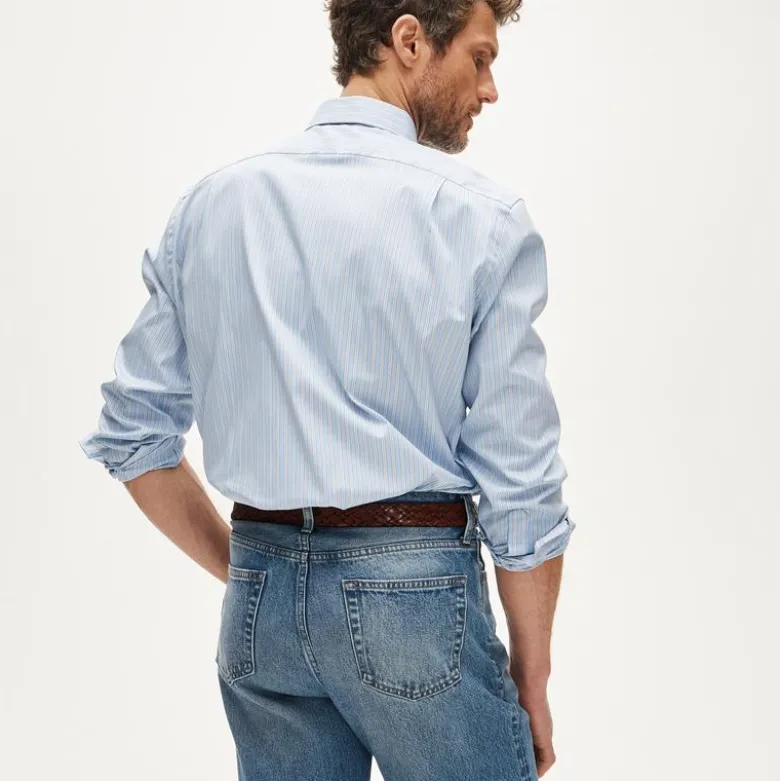 Bowery performance stretch dress shirt with spread collar