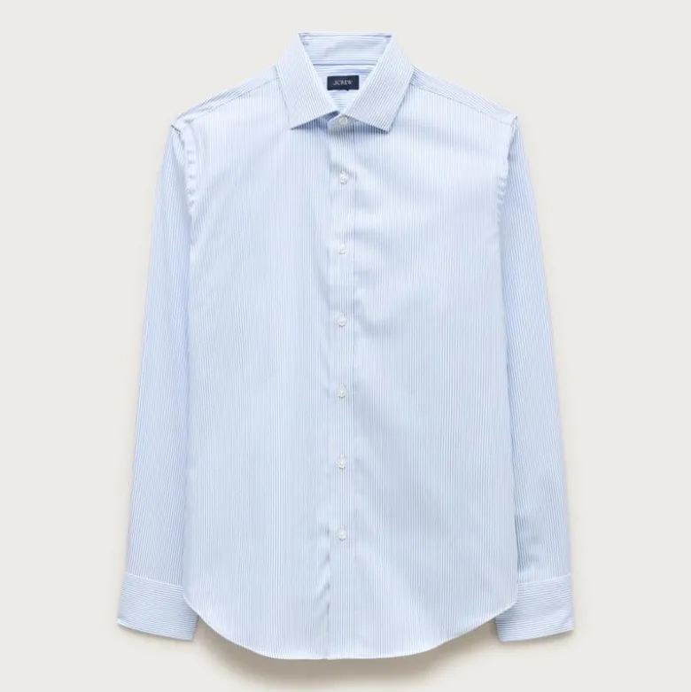 Bowery performance stretch dress shirt with spread collar