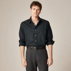 Bowery wrinkle-free dress shirt with point collar