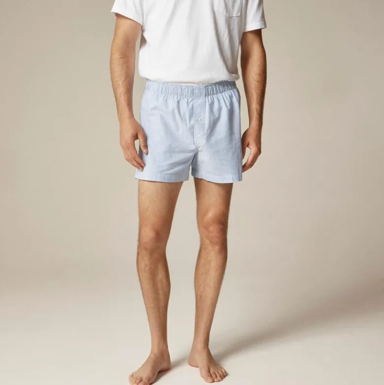 Boxer short in Broken-in organic cotton oxford