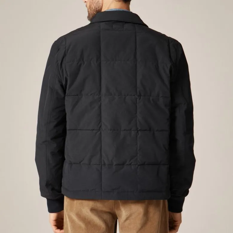 Box-quilt insulated jacket with PrimaLoft®