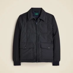 Box-quilt insulated jacket with PrimaLoft®