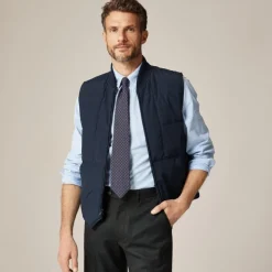 Box-quilt insulated vest with PrimaLoft®