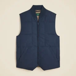 Box-quilt insulated vest with PrimaLoft®