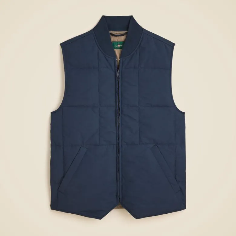 Box-quilt insulated vest with PrimaLoft®