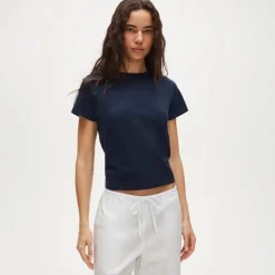 Boyfriend jersey classic-fit T-shirt