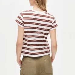 Boyfriend jersey classic-fit T-shirt in stripe