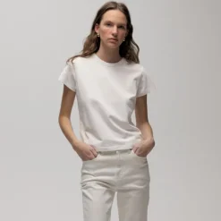 Boyfriend jersey classic-fit T-shirt