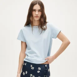 Boyfriend jersey classic-fit T-shirt