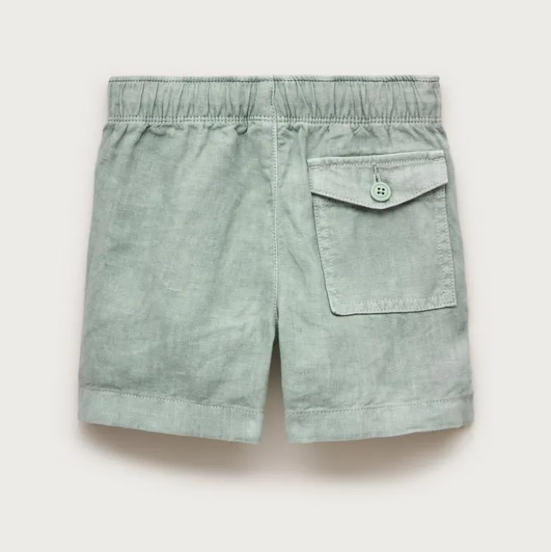 Boys' linen-blend dock short