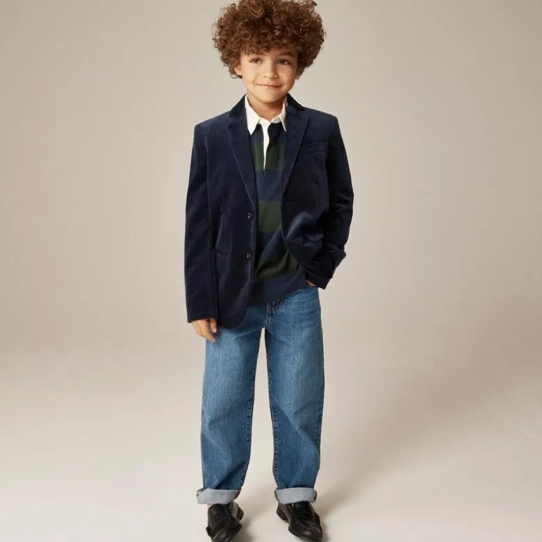 Boys' Ludlow party blazer in velvet