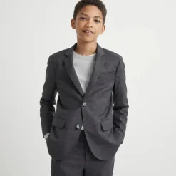 Boys' Ludlow suit jacket in stretch worsted wool blend