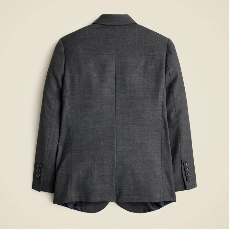 Boys' Ludlow suit jacket in stretch worsted wool blend
