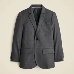 Boys' Ludlow suit jacket in stretch worsted wool blend