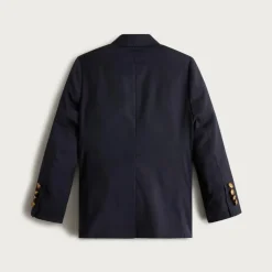 Boys' Ludlow two-button blazer in navy wool blend