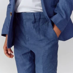 Boys' Ludlow unstructured suit pant in linen