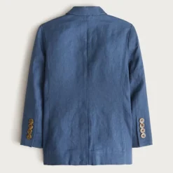 Boys' Ludlow unstructured suit jacket in linen blend
