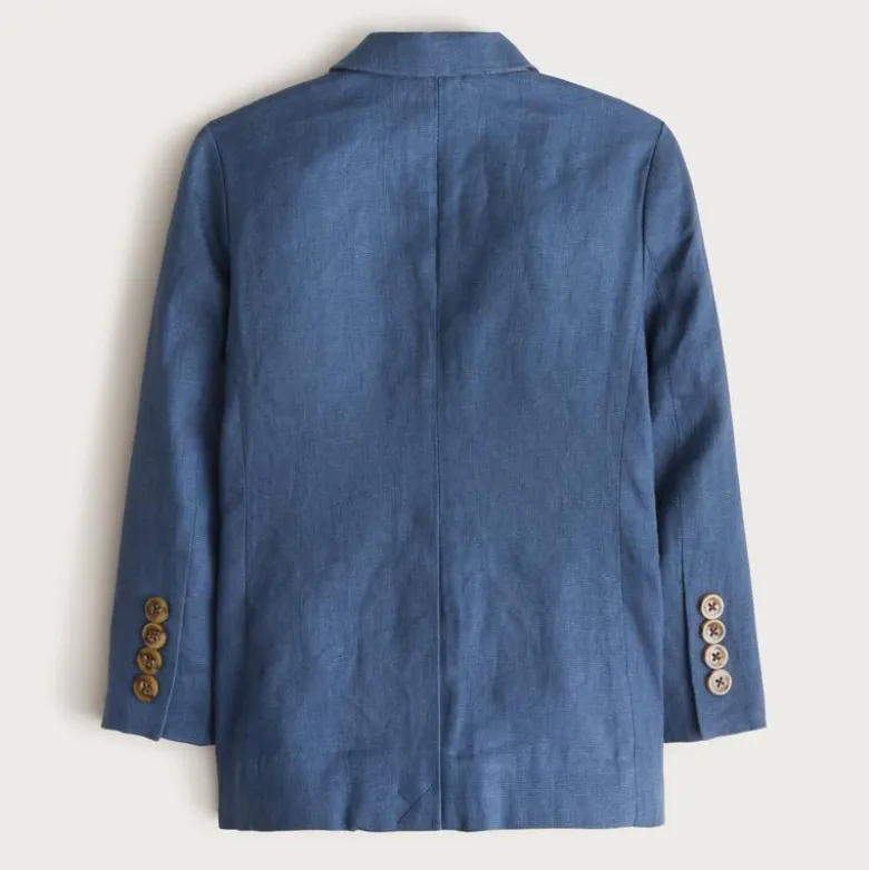 Boys' Ludlow unstructured suit jacket in linen blend
