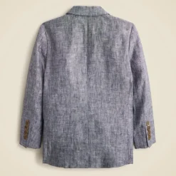 Boys' Ludlow unstructured suit jacket in linen blend