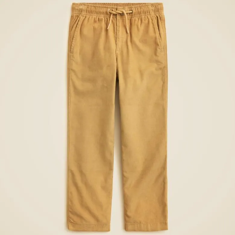 Boys' Pier pant in lightweight corduroy