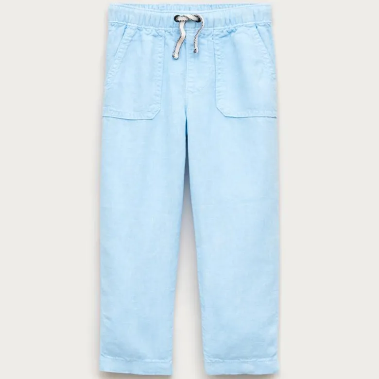 Boys' pull-on pant in linen blend
