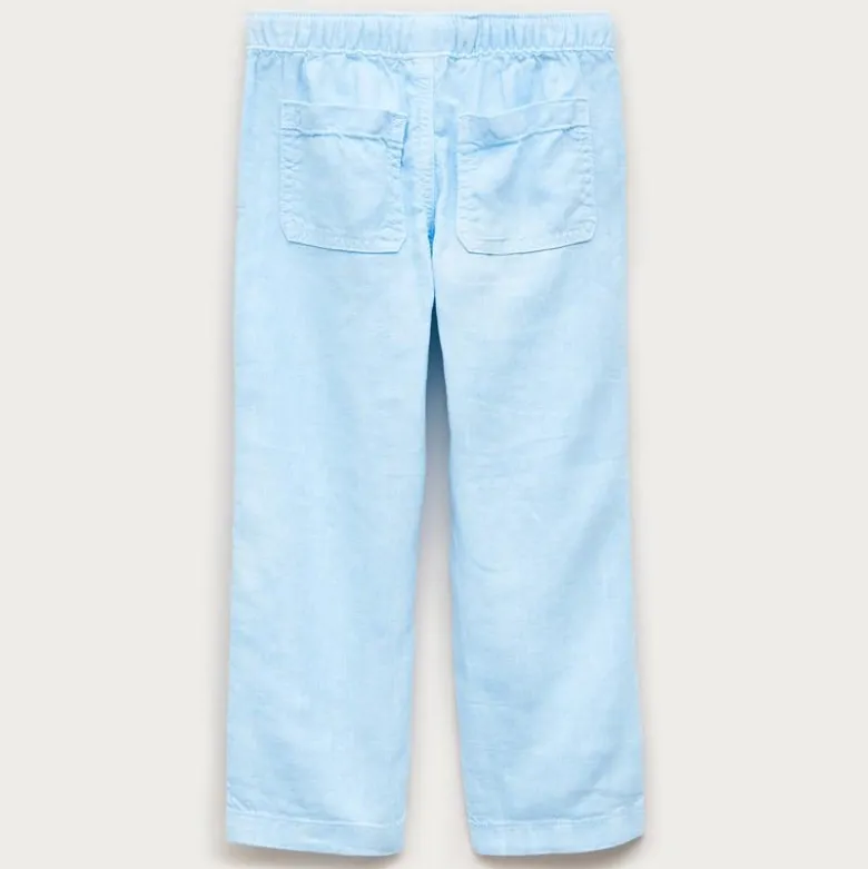 Boys' pull-on pant in linen blend