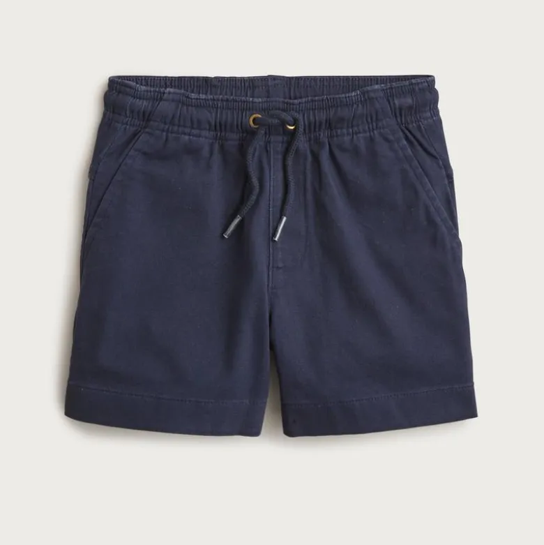 Boys' pull-on short in stretch chino