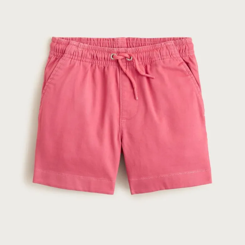 Boys' pull-on short in stretch chino