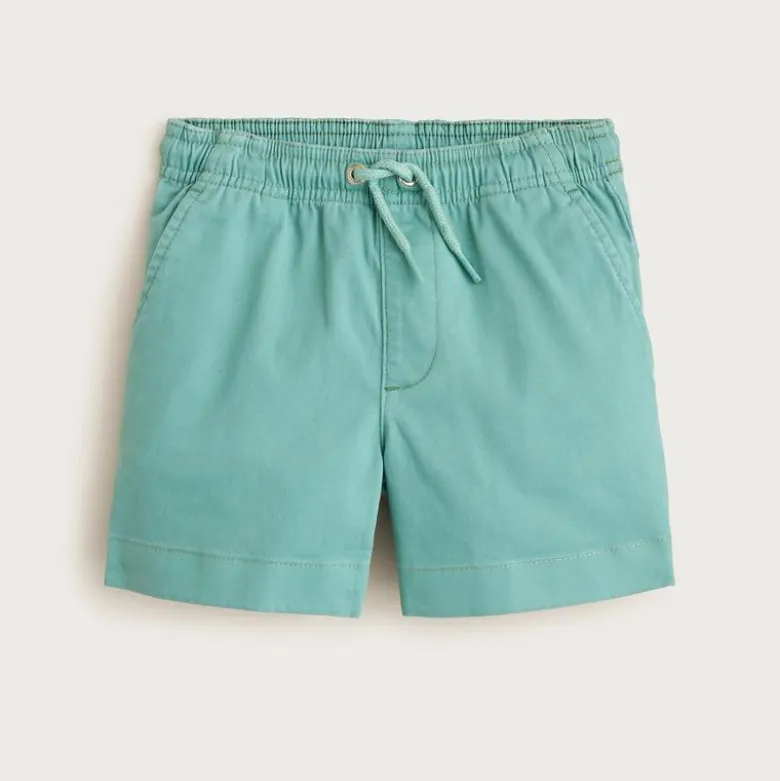 Boys' pull-on short in stretch chino