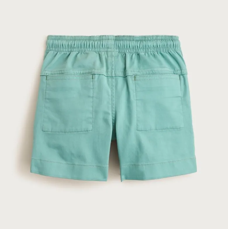 Boys' pull-on short in stretch chino