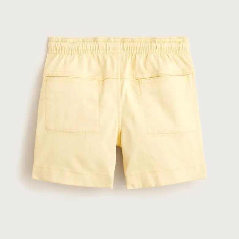 Boys' pull-on short in stretch chino