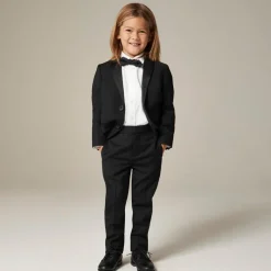 Boys' slim Ludlow tuxedo pant in Italian wool