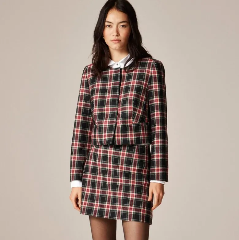 Bridgette lady jacket in Stewart tartan