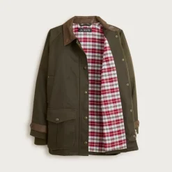 Broken-in Barn Jacket™ with faux-leather collar