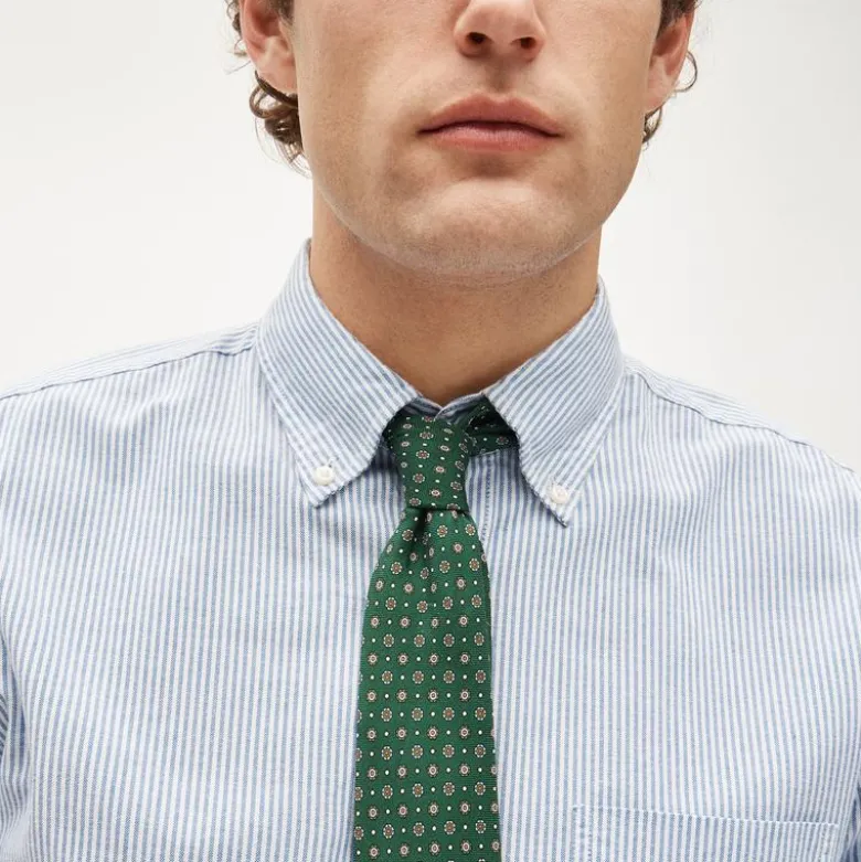 Broken-in organic cotton oxford shirt
