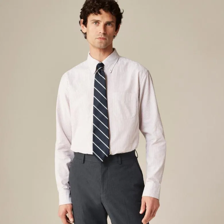 Broken-in organic cotton oxford shirt