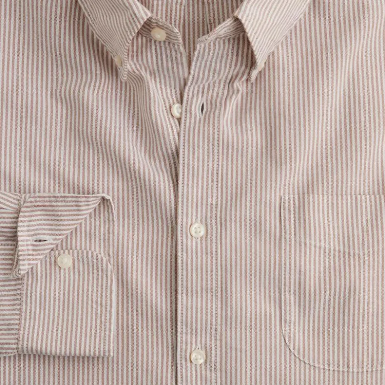 Broken-in organic cotton oxford shirt