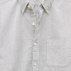 Broken-in organic cotton oxford shirt