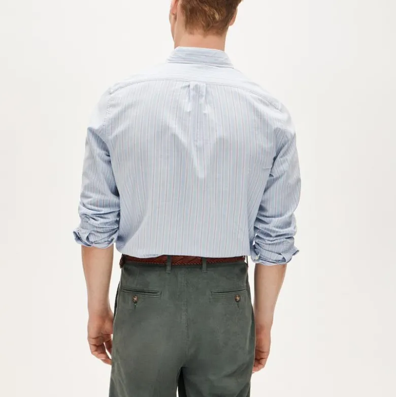 Broken-in organic cotton oxford shirt