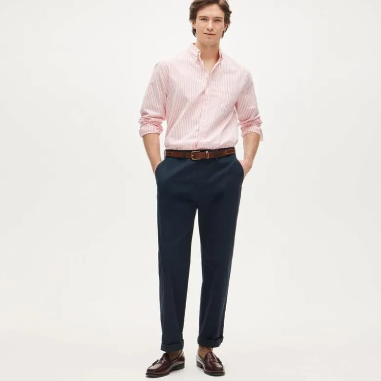 Broken-in organic cotton oxford shirt