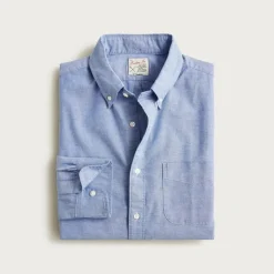 Broken-in organic cotton oxford shirt