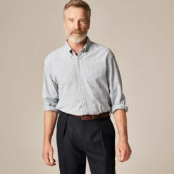 Broken-in organic cotton oxford shirt