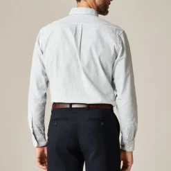 Broken-in organic cotton oxford shirt
